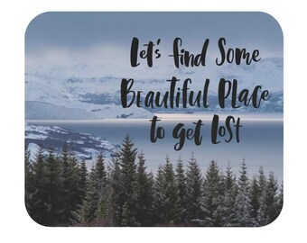 Beautiful Place Mousepad, Mousepad, Office Supplies, Coworkers Gift, Wanderlust Gift, Office Desk Accessory, Adventure Seeker, Destinations