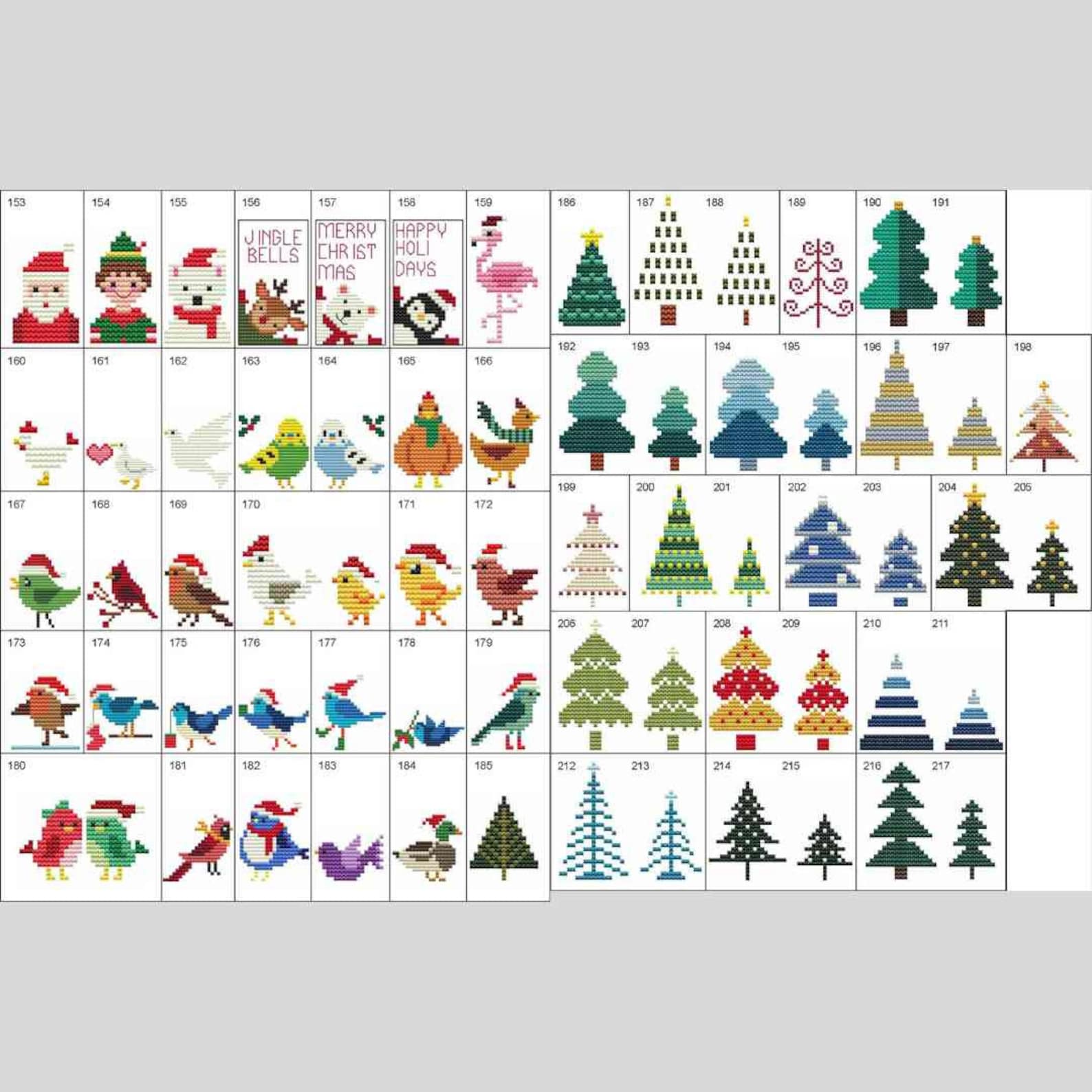 365 Christmas Cross Stitch Designs, Small, Easy, and Quick Designs
