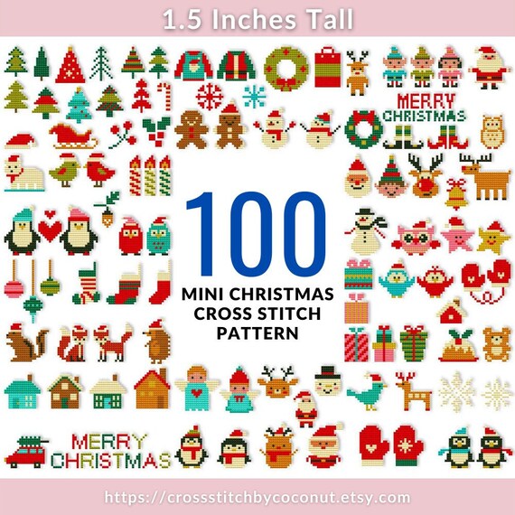 35+ Free Mini Christmas Cross Stitch Patterns