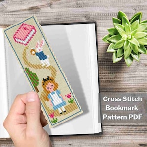 Moon Phases Cross Stitch Bookmark Pattern: 2x6 Inch Design (PDF Download)