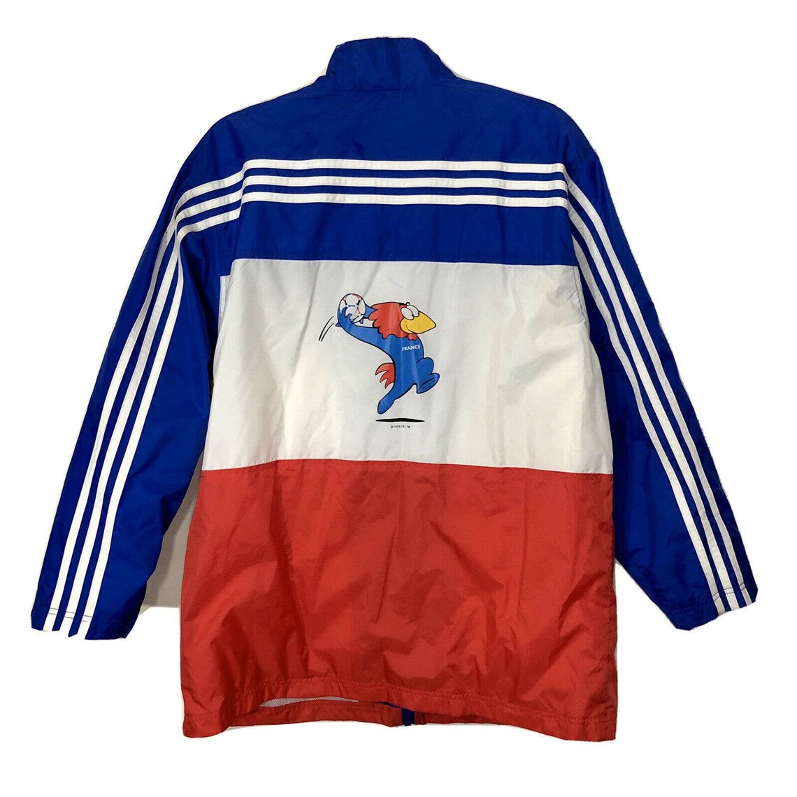 Vintage Adidas France Soccer Windbreaker Jacket 1998 World Cup Etsy