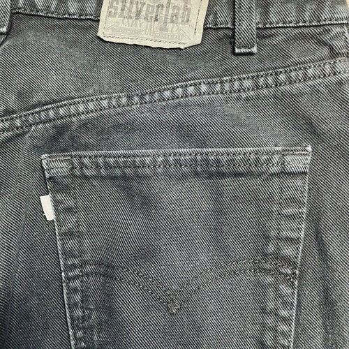 Vintage Levis SilverTab Loose Fit shops Tapered Leg Jeans 36x34 Black USA