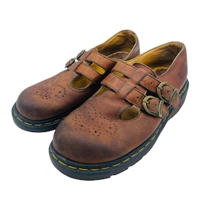 VINTAGE RARE Dr Martens 8065 Mary Jane Shoes Made In England Women&#39;s Size 6 UK