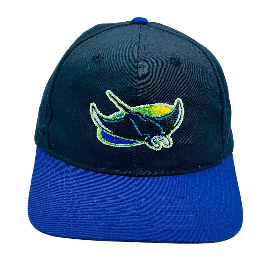Vintage Tampa Bay Devil Rays Hat Mens Black Logo Snapback Logo 7 90s ...