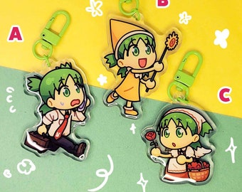 Yotsuba Acrylic Keychain: Anime Clover Girl Charm