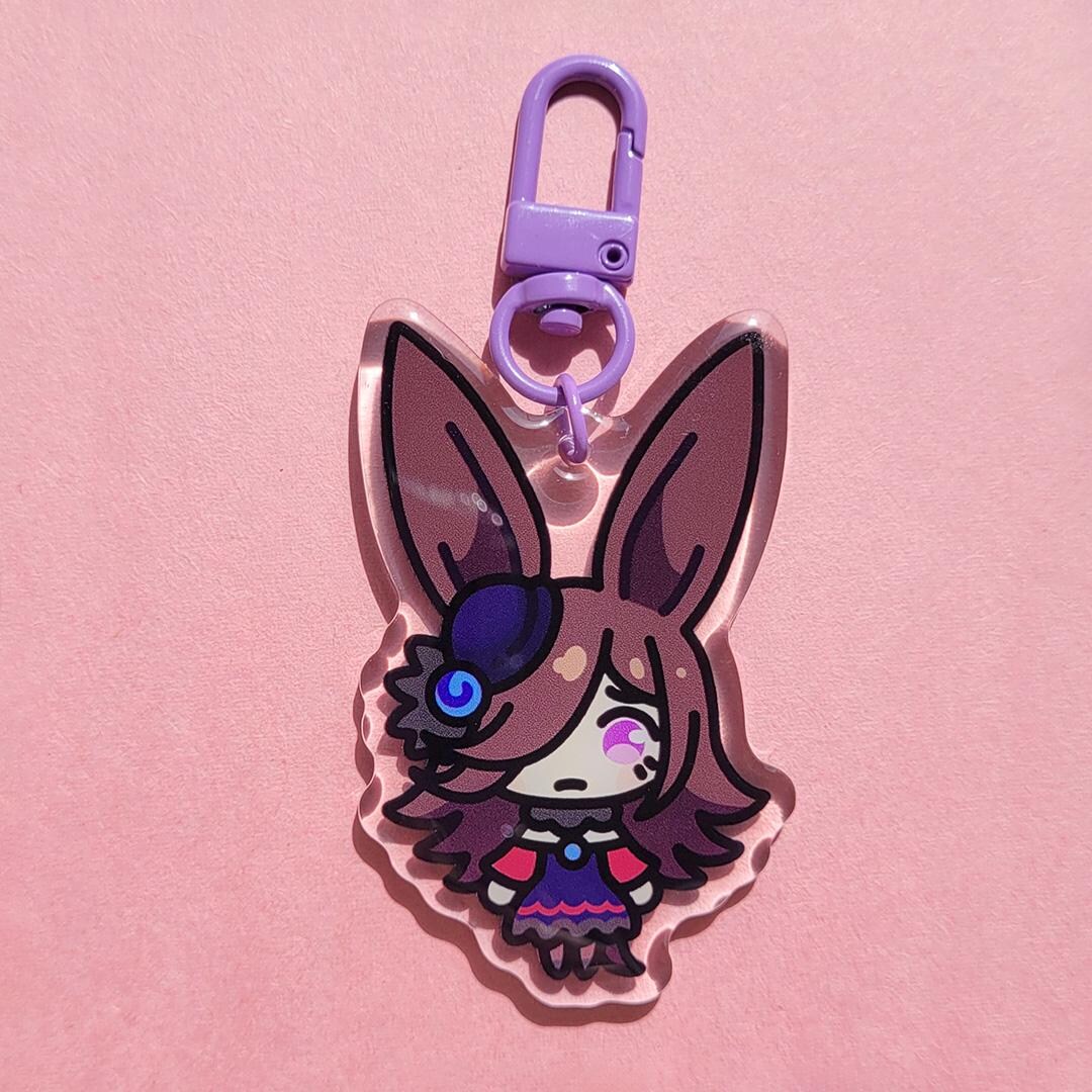 Rice Shower All Ears Chibi Acrylic Charm - Etsy