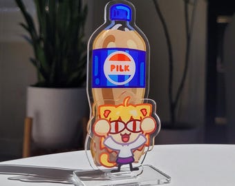 Necoarc Acrylic Standee: Soda Pilk Meme, Funny Cat Art