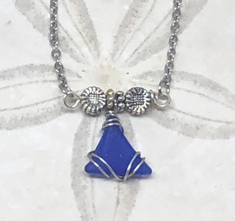 Caribbean Breeze Sea Glass Ankle Bracelets