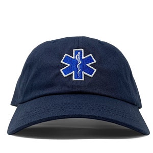 Customizable EMT embroidered Logo Hat - Emergency Medical Technician custom hat