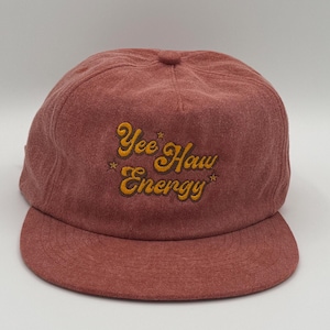 Yee Haw Energy Western Embroidered Field Trip Cap