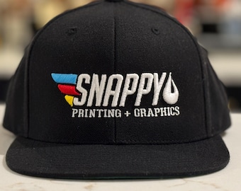custom puff embroidered snapback hat