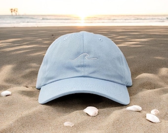 Embroidered Wave Hat for Bachelorette Parties and Beach Days