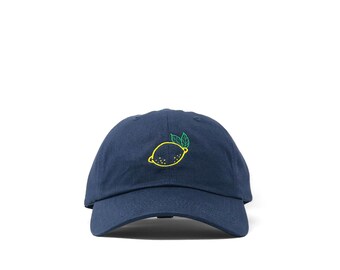 Lemon / cotton twill hat