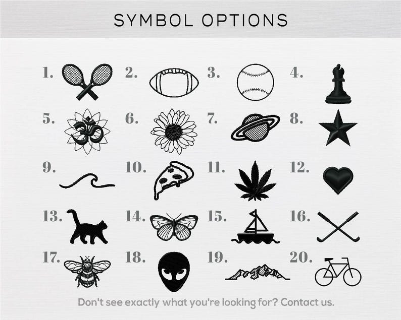 Symbol or Icon Options