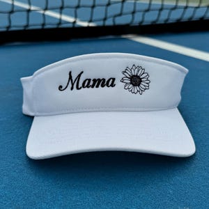 Embroidered Visor mom gift