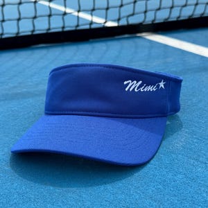Embroidered Visor side view