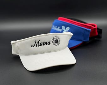 Custom Embroidered Sun Visor, Personalized Performance Headwear, Adjustable Outdoor Hat, Quick Dry Style