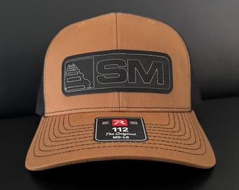 snapback trucker hat with vegan patch • Richardson 112 • Wedding Party Hats • Company Logos