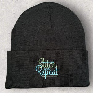 Custom logo on beanie