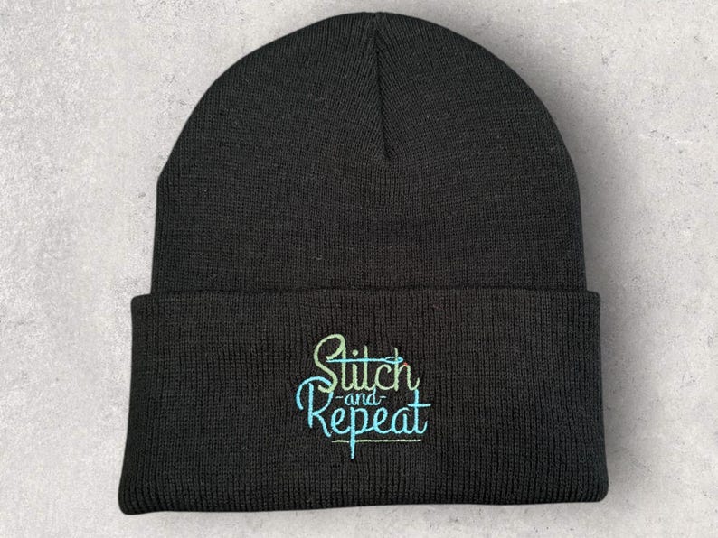 Custom logo on beanie