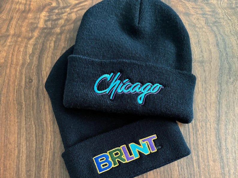 Beanies custom embroidered