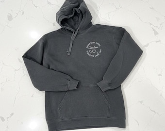 Custom Nurse Hoodie Embroidered Stethoscope Sweatshirt RN Gift Personalized Registered Nurse Week Pullover