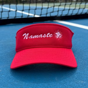 Embroidered Visor yoga gift