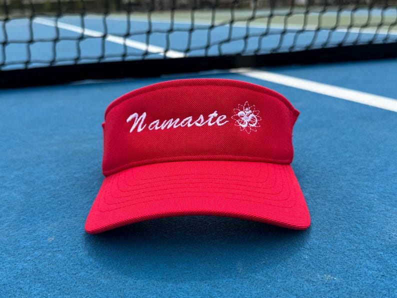 Embroidered Visor yoga gift