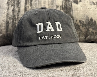 Embroidered Dad Hat, Minimalist Dad Life Cap