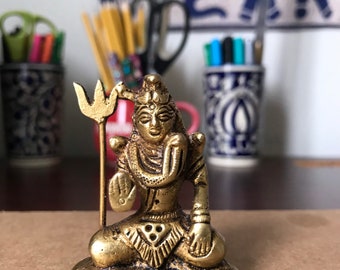 Brass Shiva Figure