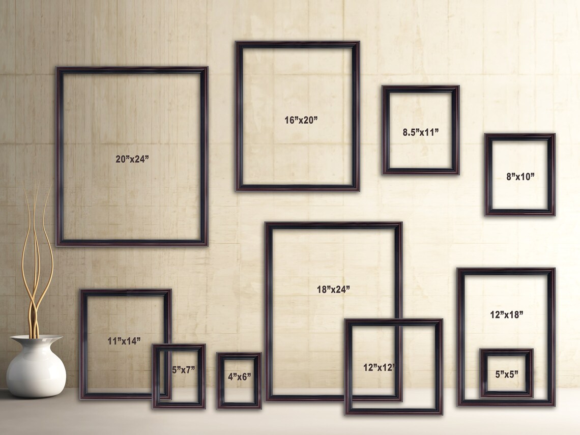 Mahogany Finish Very Light PS Material Frame Professional Diploma ...