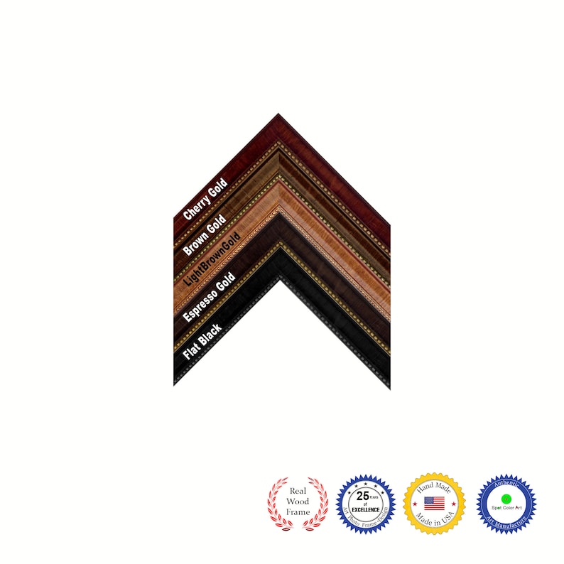 Brown Gold PS Material Frame Limited Edition Picture Frames Art Gallery Perfect for Photo Photograph Painting Artwork Home Decor
