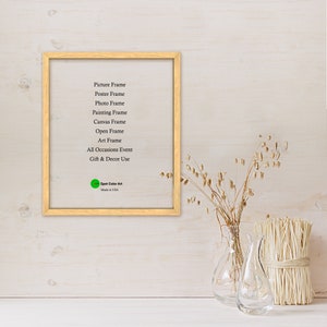 Light Maple Wood Signature Frames perfect Farmhouse, Shabby Chic, Modern, Cottage Home style of Decor