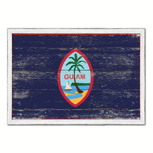Guamanian Flag Art Etsy