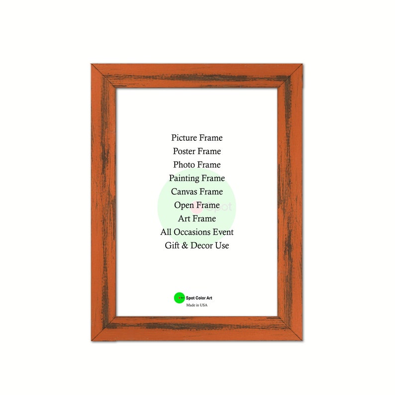 Country Orange 16 x 20 size Frames Wholesale Bulk Lots Bundle good for