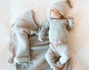 baby girl ribbed onesie