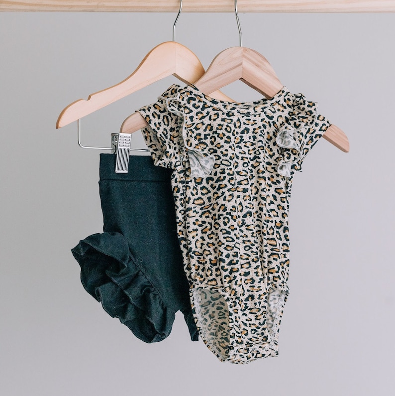 Cheetah Onesie Baby Cheetah Romper Summer Onesie Girls Etsy