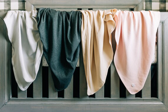 ribbed swaddle blanket