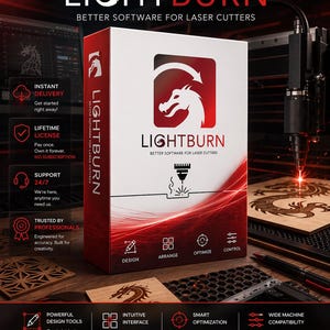 LightBurn Laser Design Software | Instant Delivery - Lifetime License