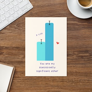 Significant Other Science Valentine Greeting Card Gift