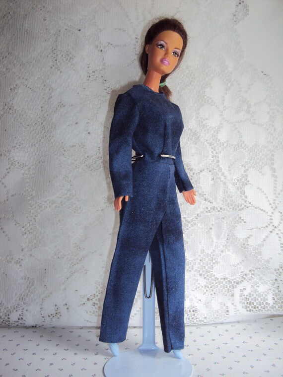 barbie blue jumpsuit