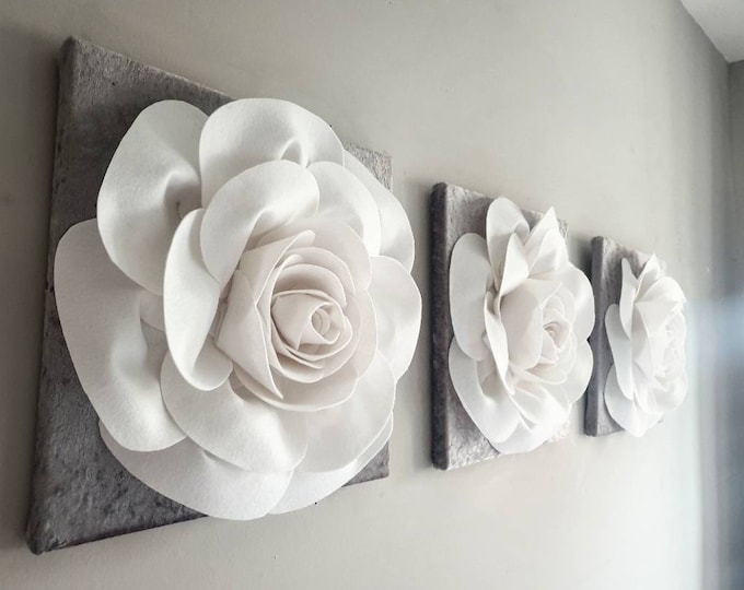 3D Rose Canvas - Rose Wall Art - Rose Decoration - Handmade Rose ...