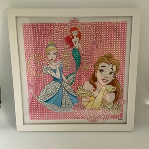 Camelot Dots Diamond Painting Kit Intermediate Disney Pow-Er Dotz  Cinderella Kind