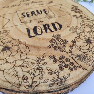 Bible Verse Wood Burned Wall Art | Pyrography Verse of Encouragement ...