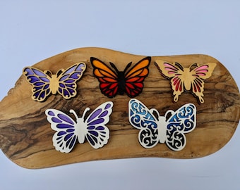 Customisable Butterfly Fridge Magnets