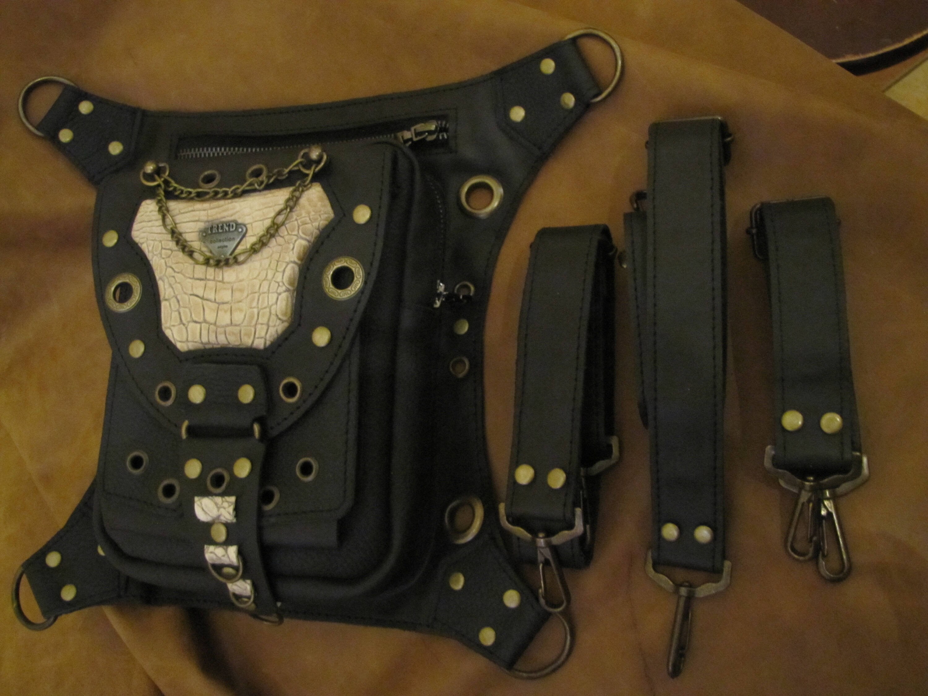 Holster leg hip bag waist leather women Thigh holster Etsy