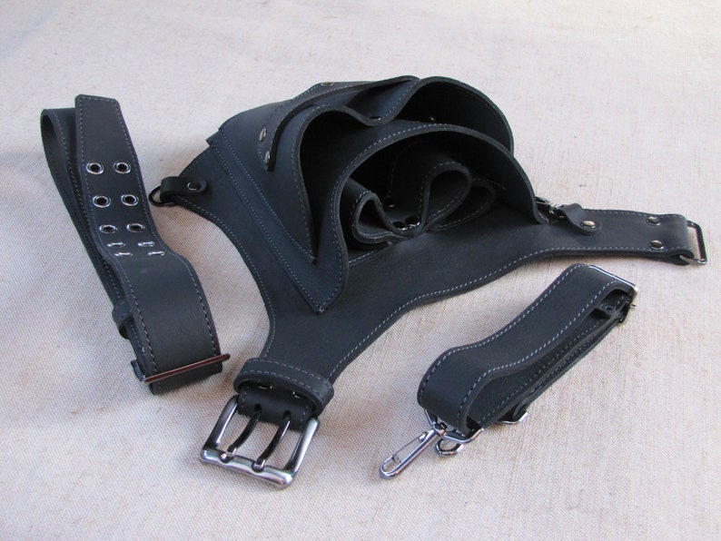 Stylist leather holster Shears hip bag leatherBarber hip Etsy