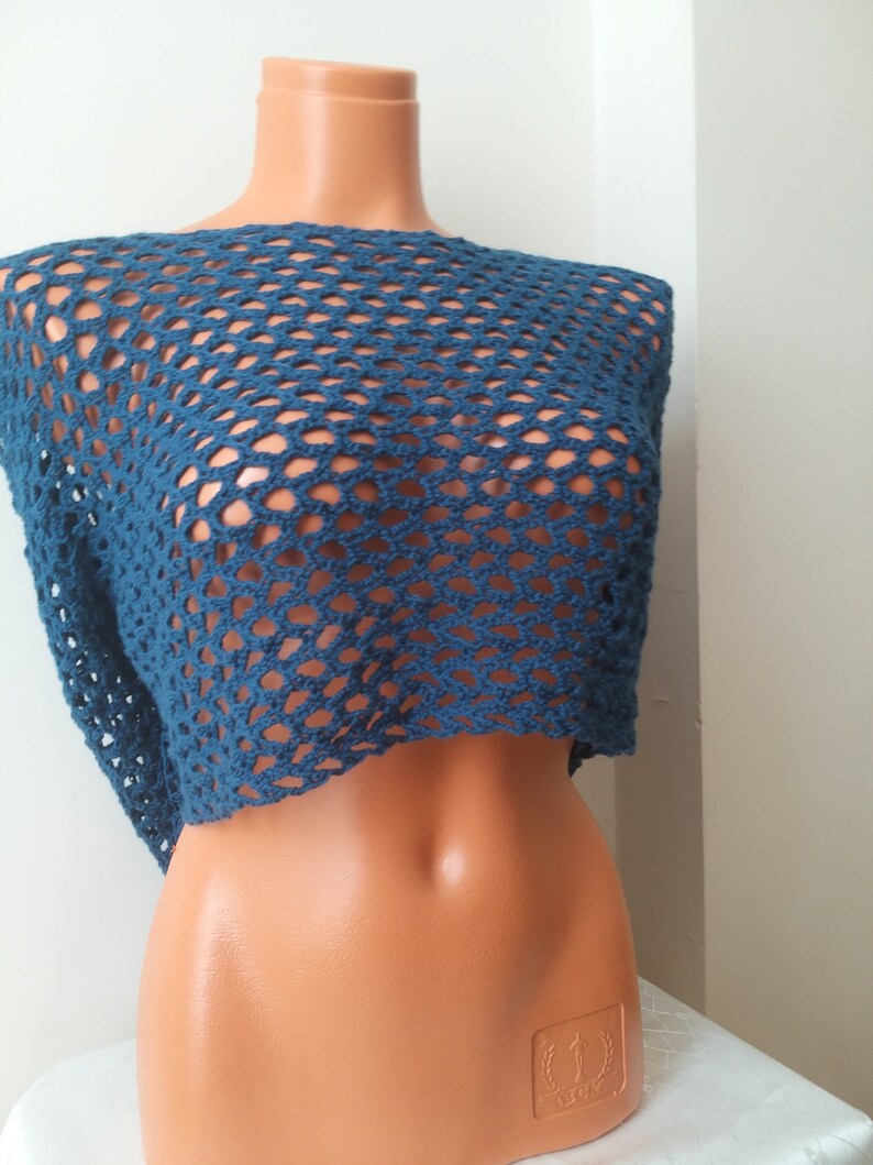 Crochet Boat Neck Top
