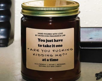Funny Birthday Gift Scented Soy Candle, Gift for Boss, Manager, Coworker, Wife, Husband, Best Friend, Men, Women, Him, Her