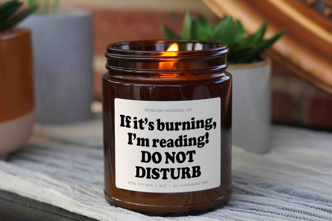 Bookstore Gift, Book Lover Candle Gift, Book Candle Scent, Book